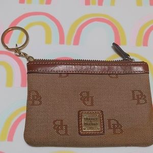 Dooney and Bourke Signature Coin Pouch